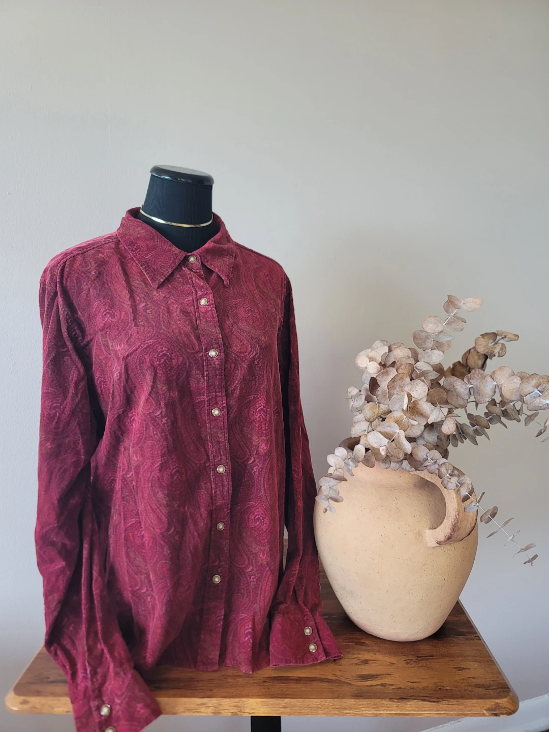 St. John's Bay Corduroy Button-Up Shirt - XL