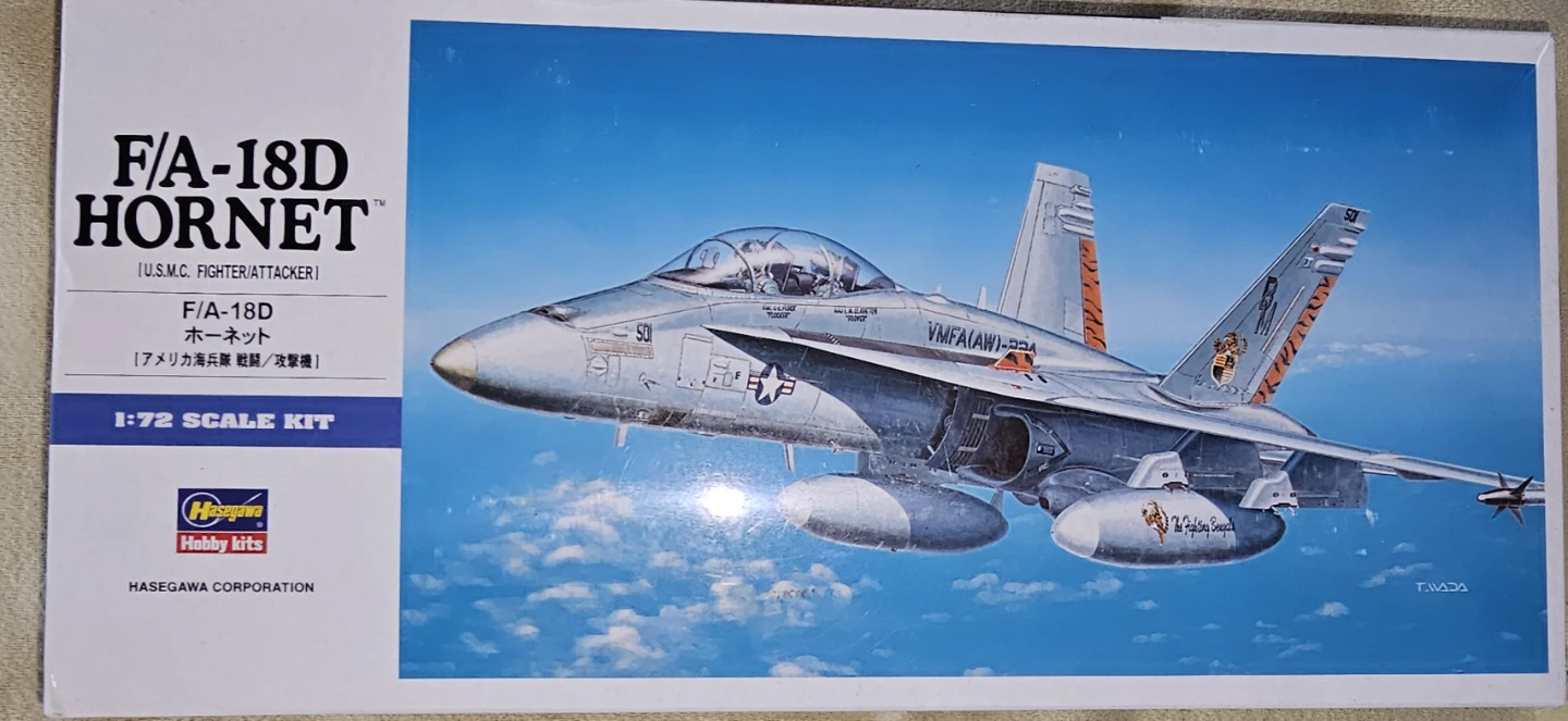 Hasegawa F/A-18D Hornet 1:72 Scale Kit