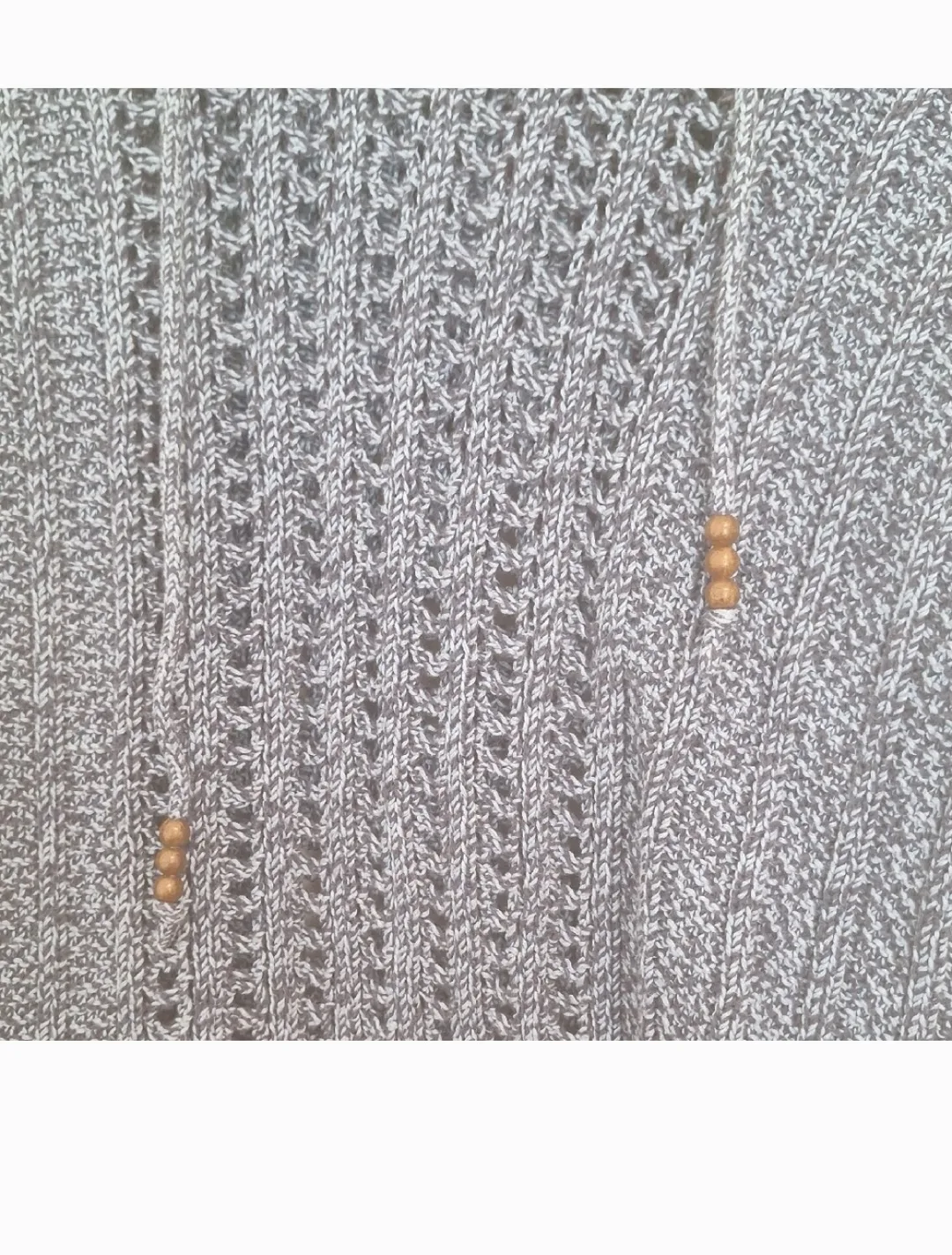 American Eagle Outfitters Blue Knit Hoodie - XL image indicator(3)