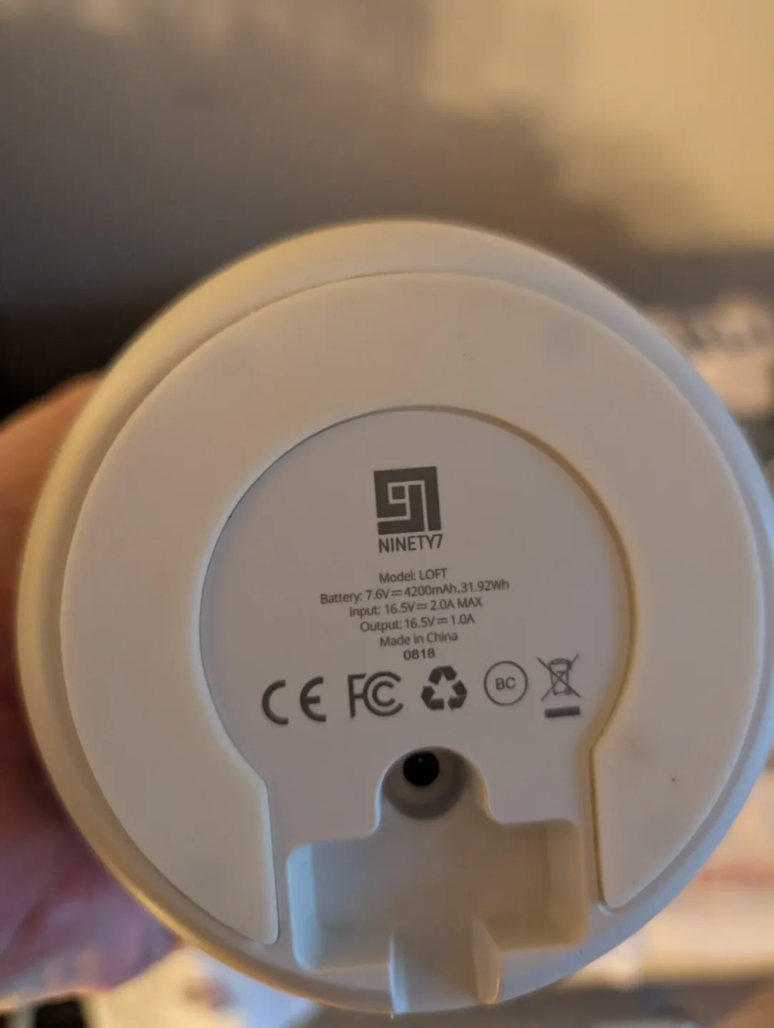 Google Home w/NINETY7 LOFT Portable Battery Base image indicator(2)