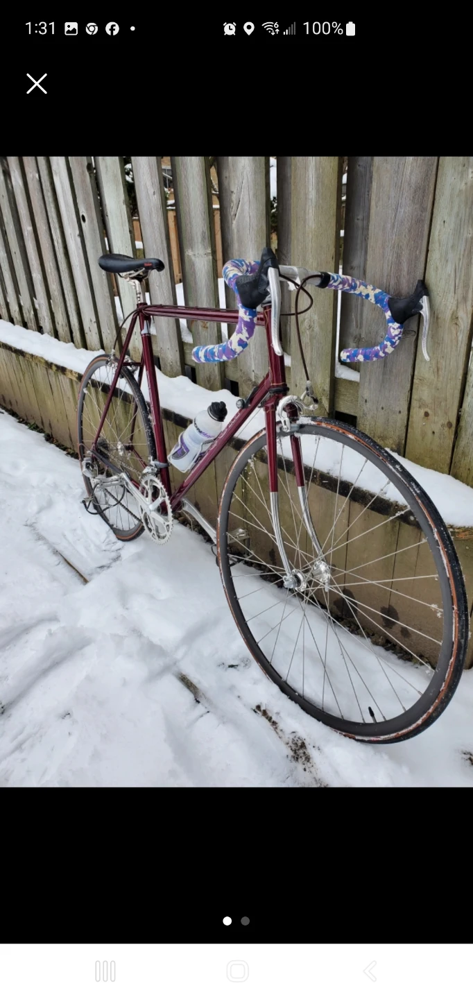 Burgundy Road Bike - photo 2