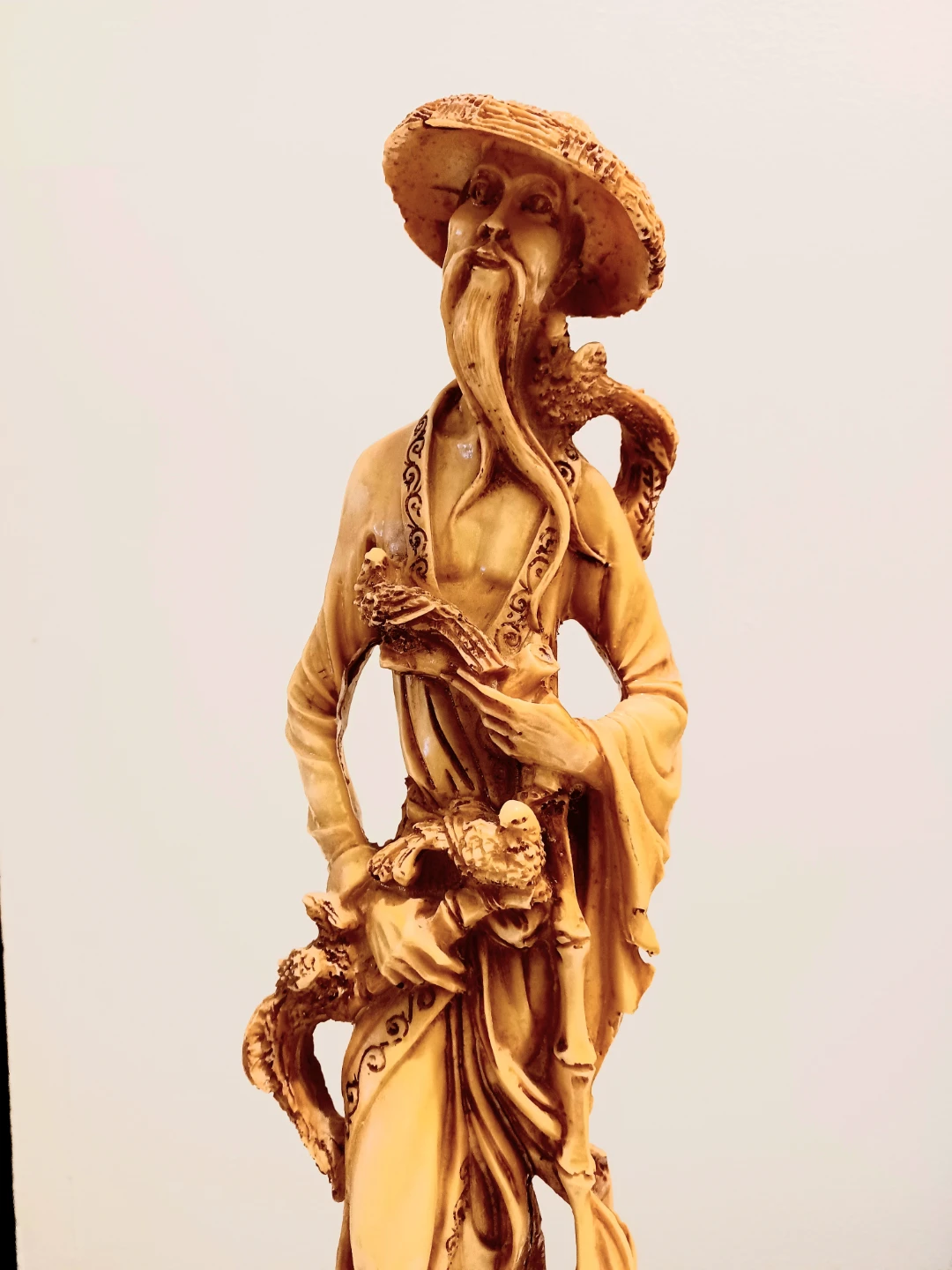 Unique 18" Tall Asian Man Statue - photo 5