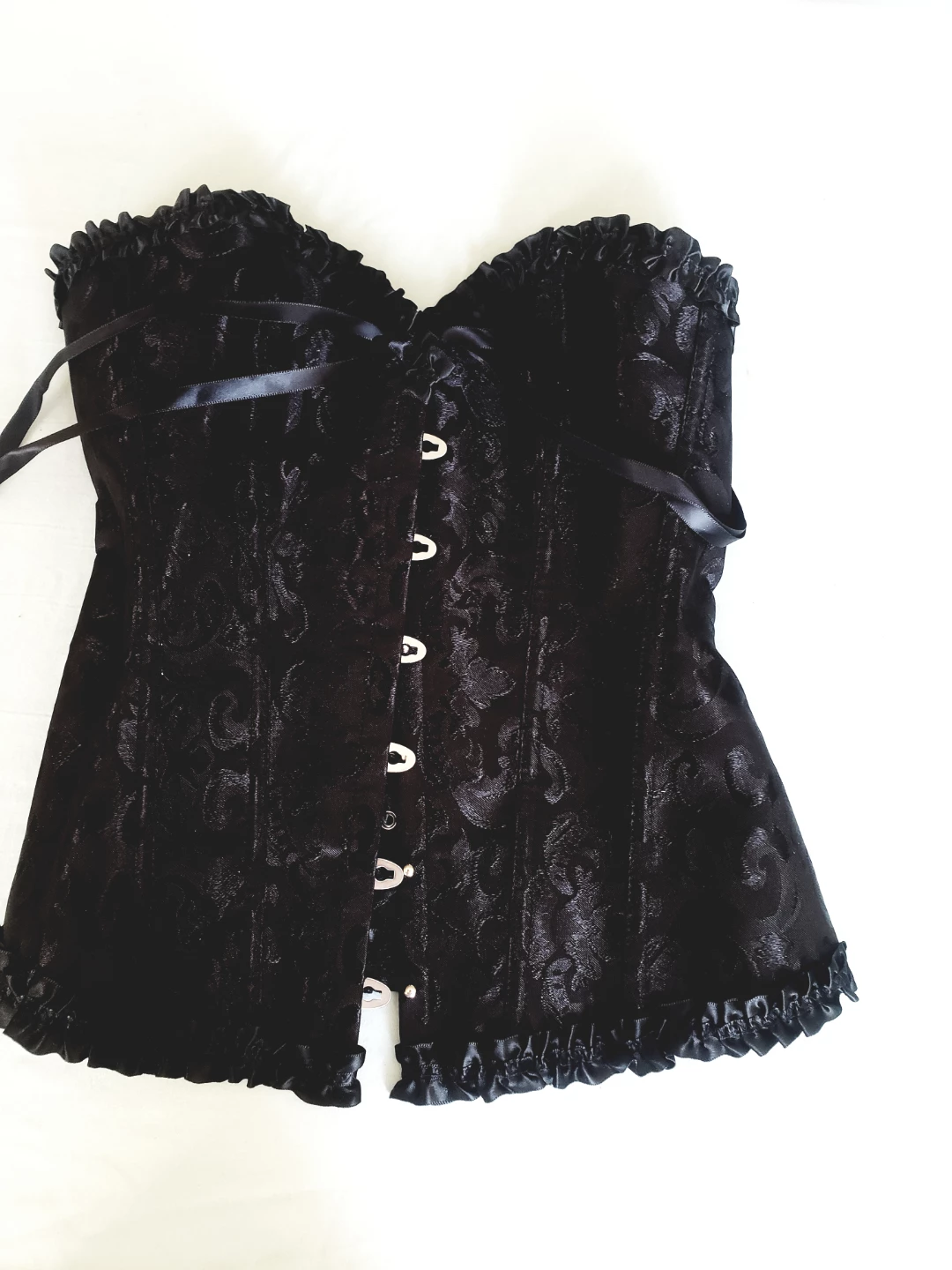 Black Corset & Panty Set - Size M - photo 3