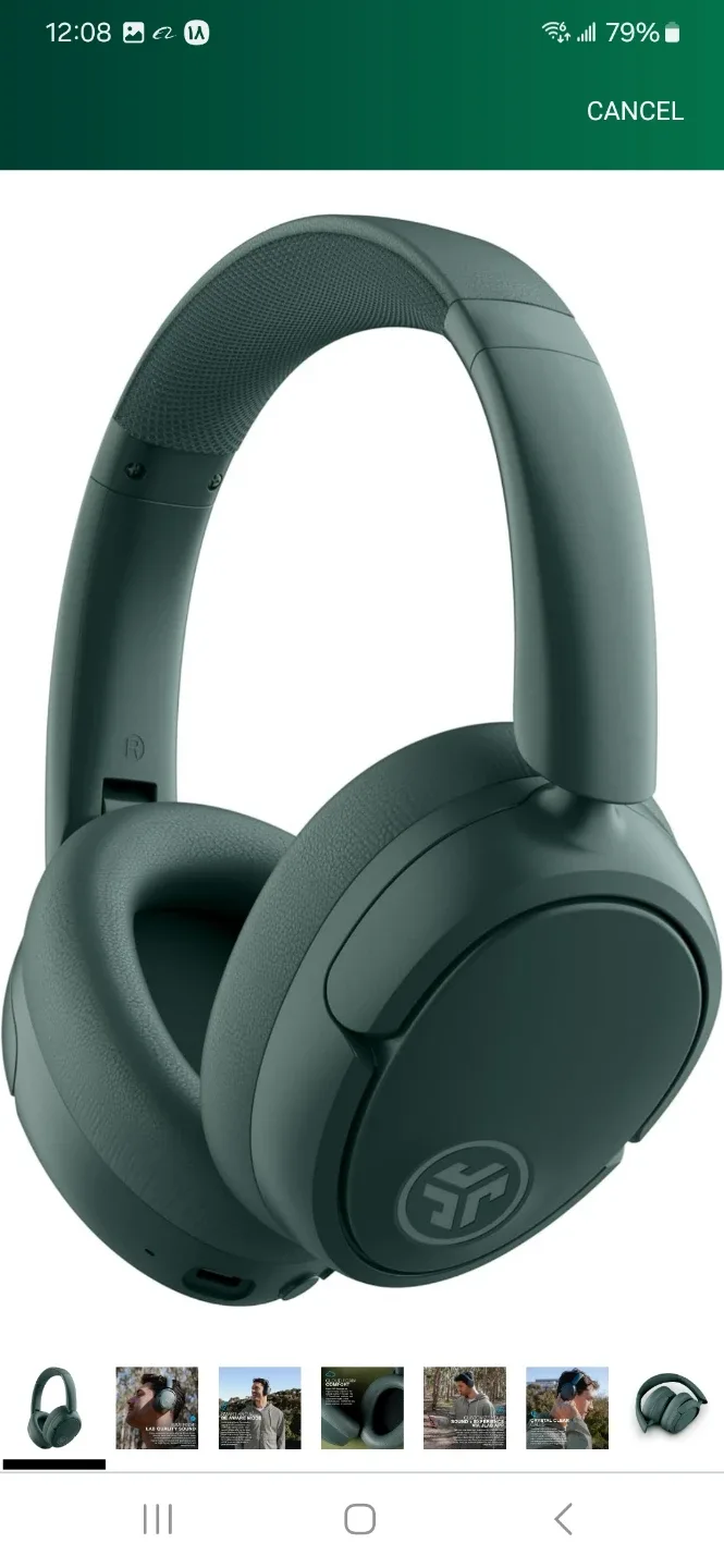 JLab Studio Pro ANC Wireless Headphones - Green