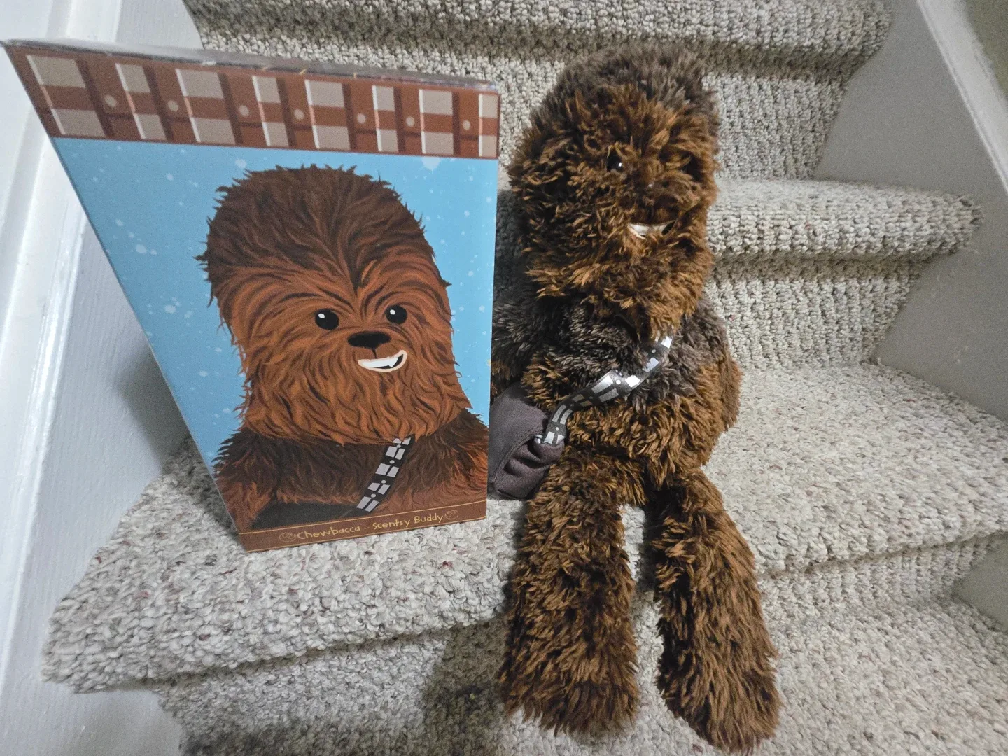 Scentsy Chewbacca Buddy with Box