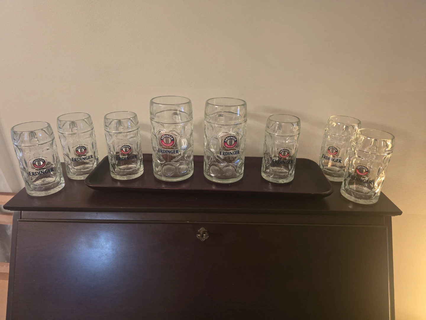 Erdinger Weissbier Glass Beer Mugs