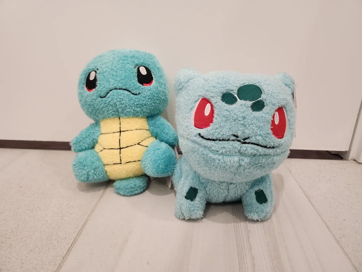 Pokemon Squirtle and Bulbasaur Plush Toys