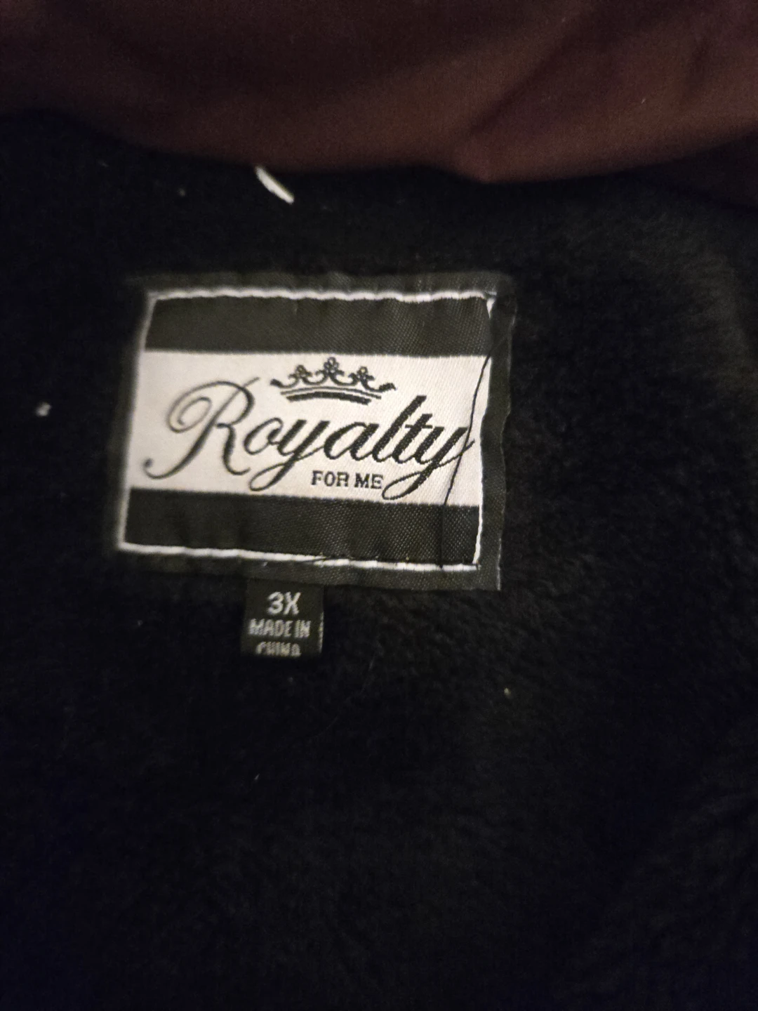 Royalty For Me 3X Burgundy Winter Coat - photo 2