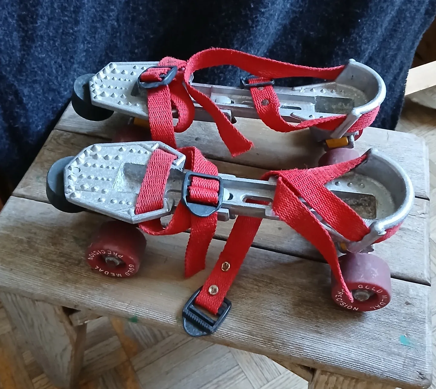 Vintage Gold Medal Precision Roller Skates