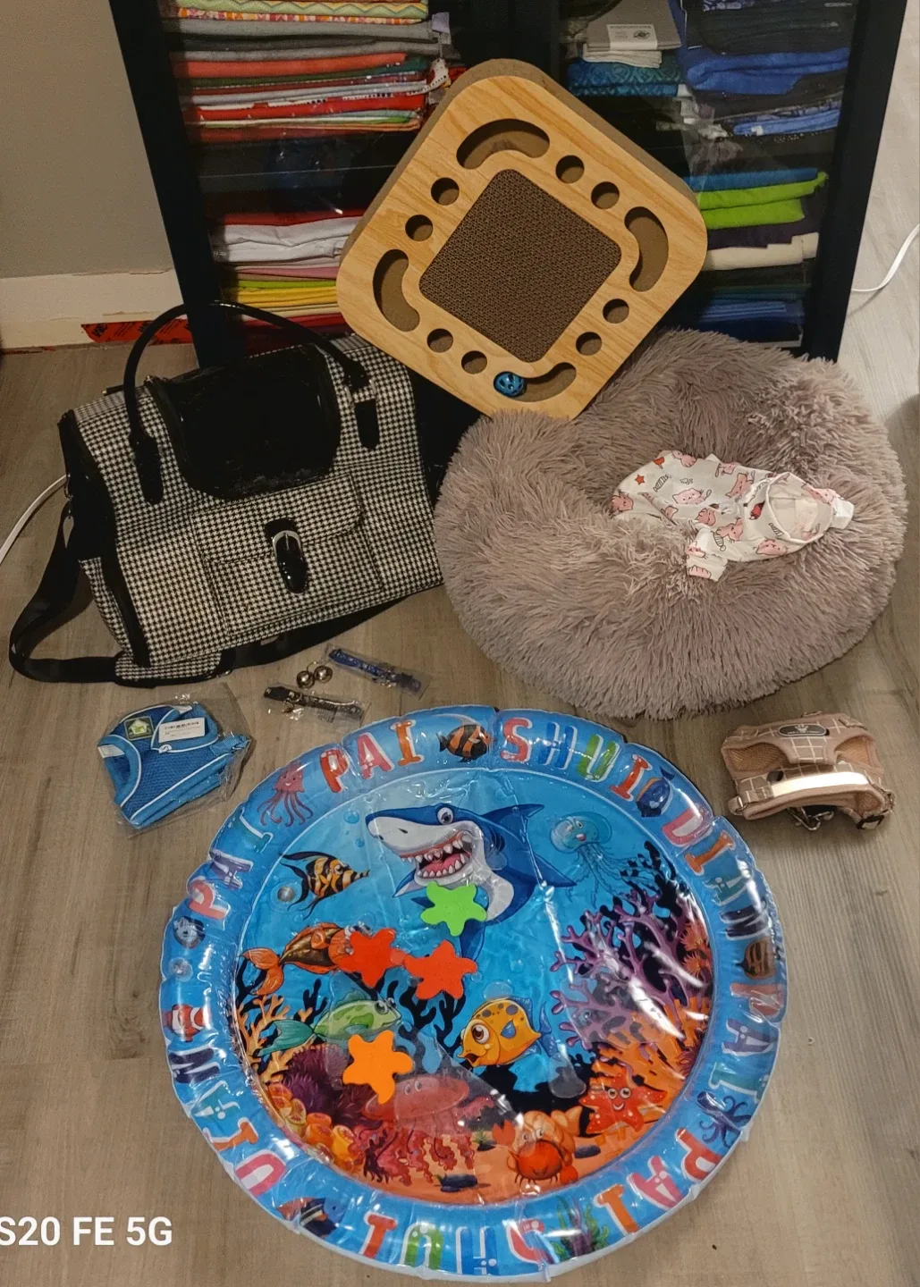 Pet Supplies Bundle: Bed, Harness, Toy & More!