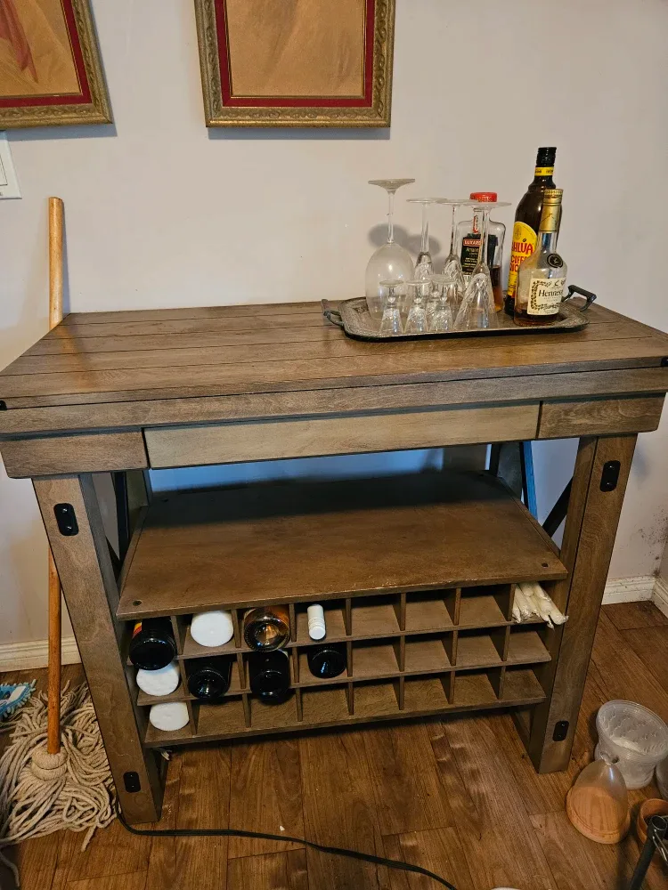 Wooden Wine Rack Shelf