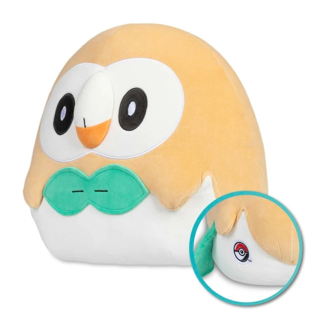 Pokemon 'Rowlet' Squishmallows Plush (12 Inch) - NEW!!! - photo 4
