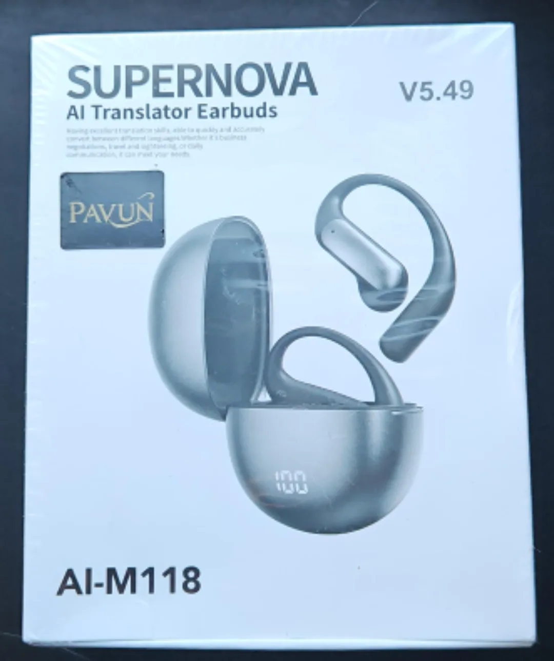 AI TRANSLATOR EARBUDS — BRAND NEW | FULL BOX SET