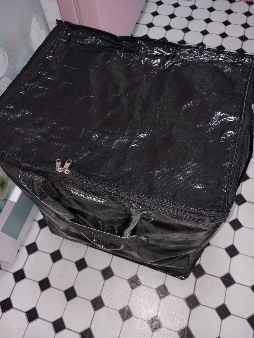 Hulken Large Rolling Tote Bag - Black - photo 2
