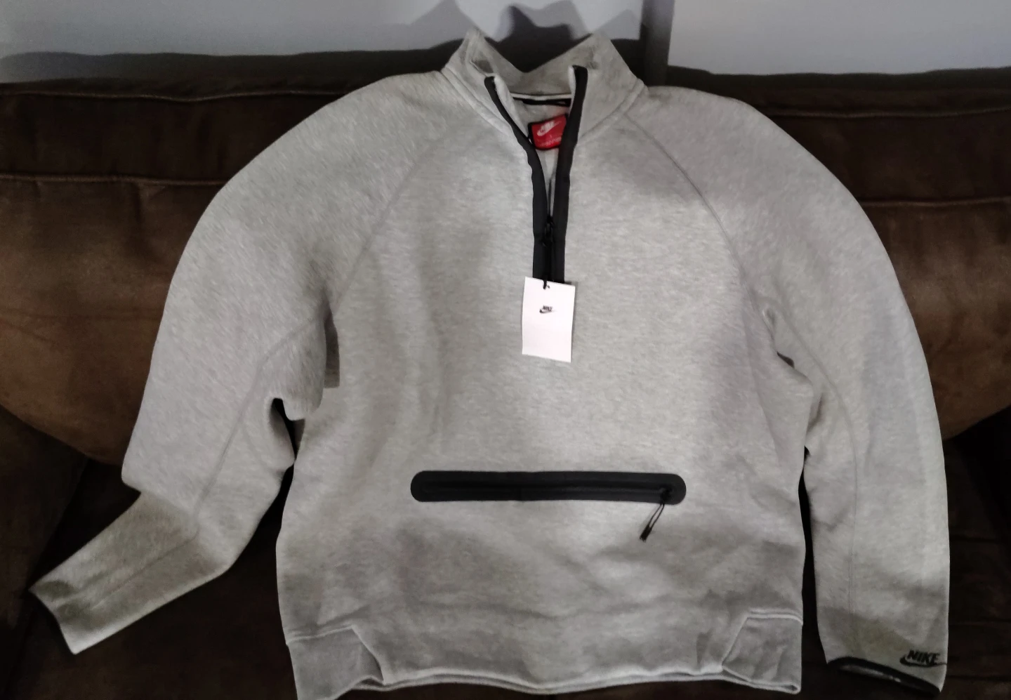 Nike Tech Fleece Pullover - L Gray  & M Black