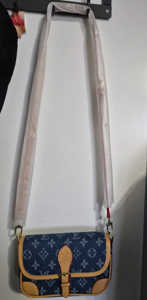 Louis Vuitton Denim Shoulder Bag - New