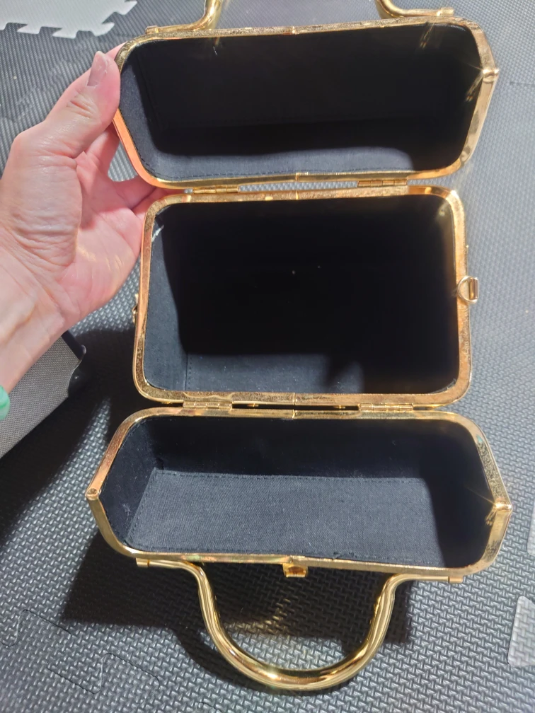 Silver & Black Mini Suitcase Style Cosmetic Cases - photo 3