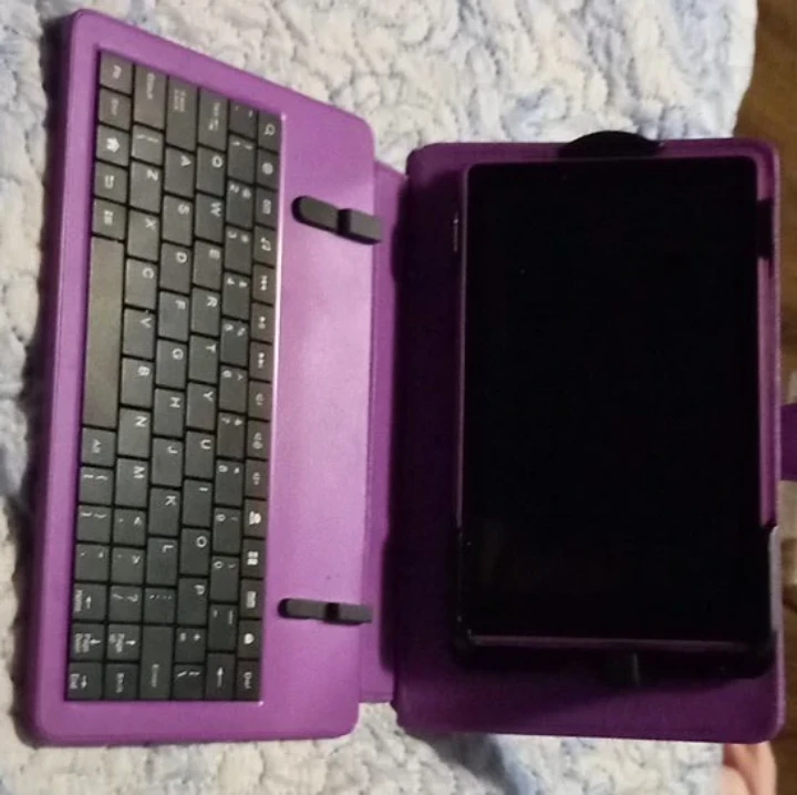 RCA Purple Tablet Case with Keyboard