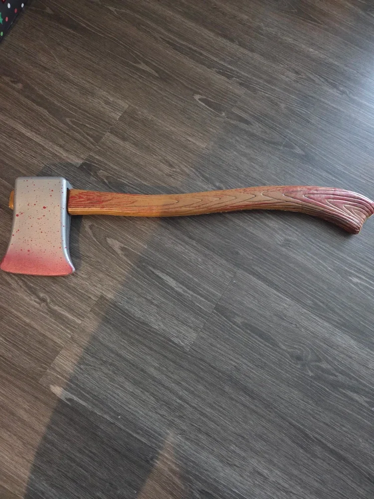 Toy Axe with Fake Blood #Cleanout
