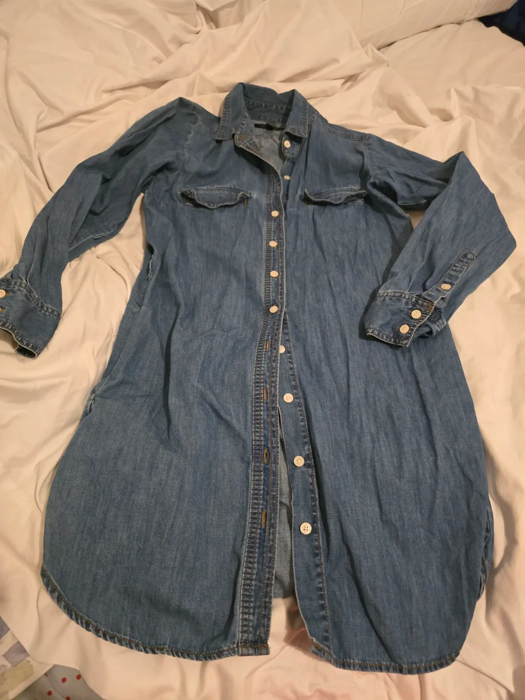 Banana Republic Denim Shirt Dress - Size XS #thriftypicks