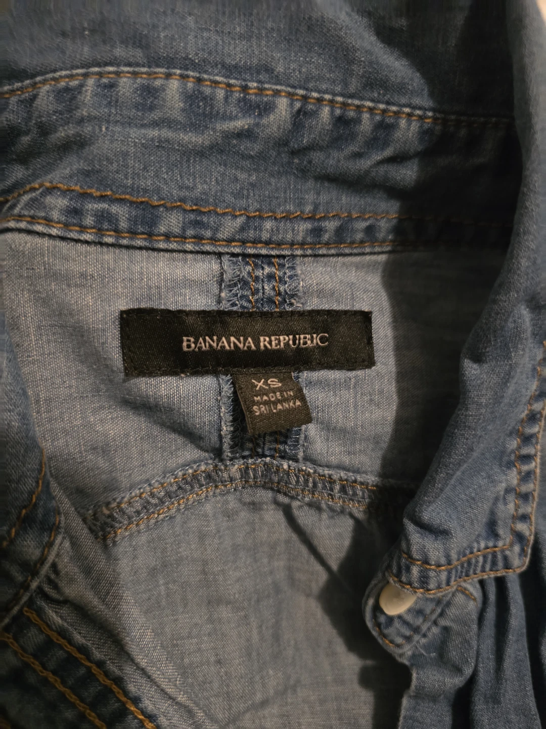 Banana Republic Denim Shirt Dress - Size XS - photo 2