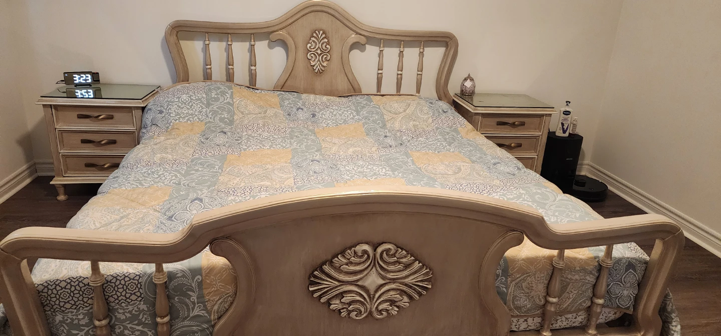 Bedroom Set - Bed Frame, Nightstands, Dresser - photo 4