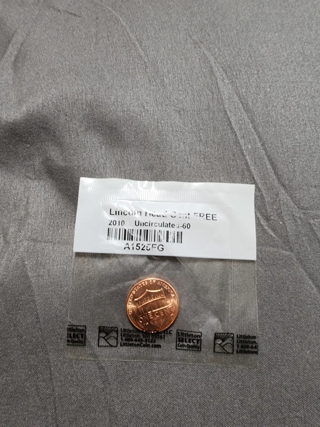 2010 Uncirculated Lincoln Head Cent