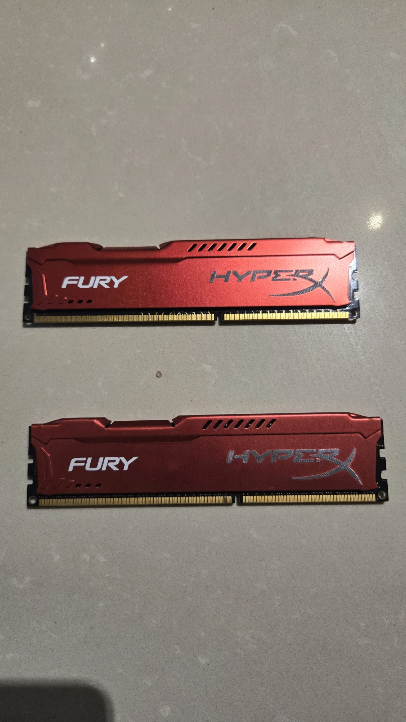 HyperX Fury Red DDR3 RAM