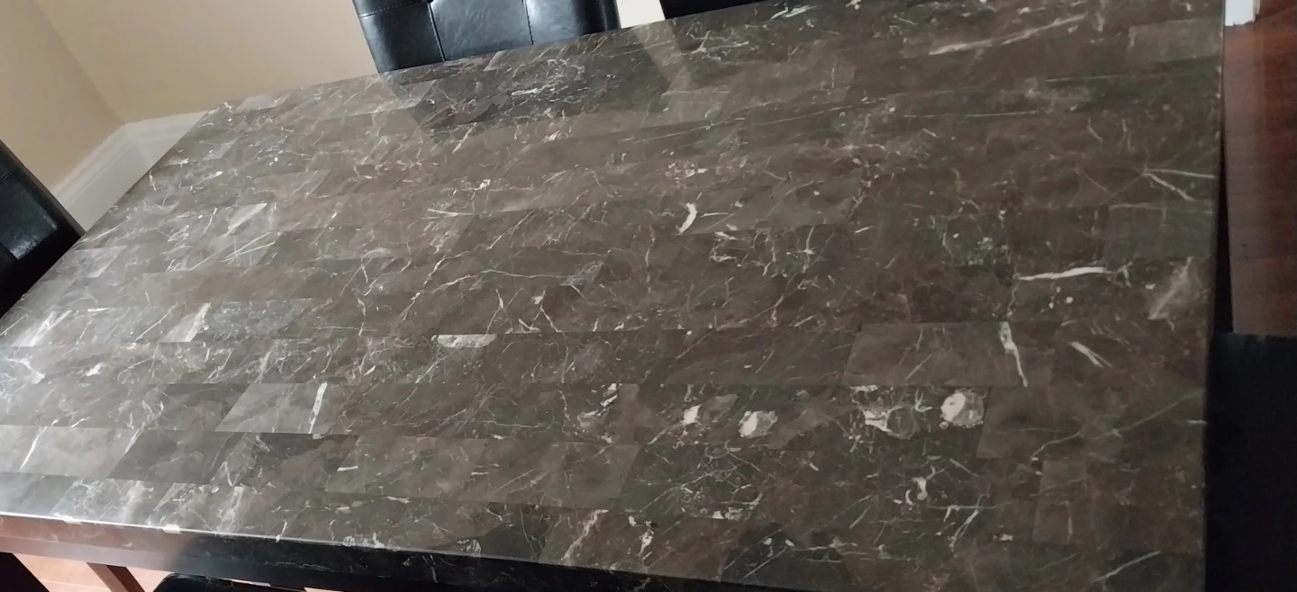 Marble Top Dining TABLE ONLY. It's available.  Fixed price. - photo 2
