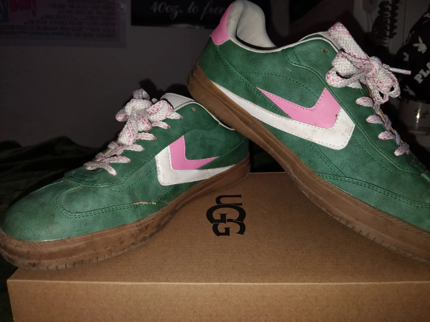 Green/Pink Sneakers CallItSpring