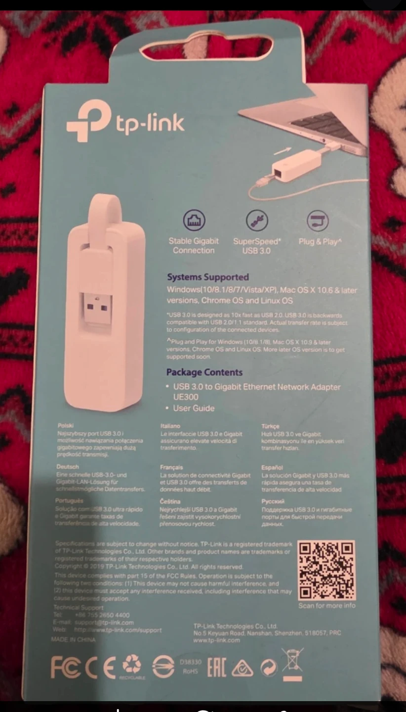 TP-Link USB 3.0 to Gigabit Ethernet Adapter - New - photo 2