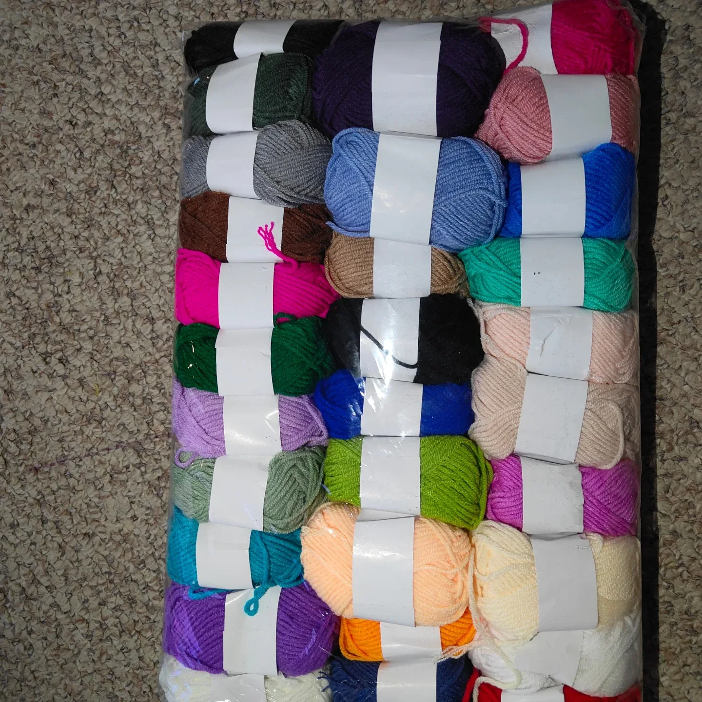 Lot of Yarn - Assorted Colours