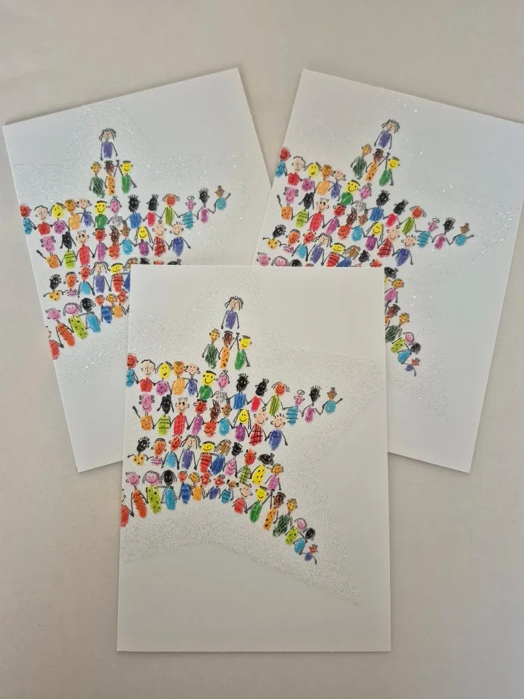 3 Unicef Christmas Cards 🎄🦌🎅⛄❄️