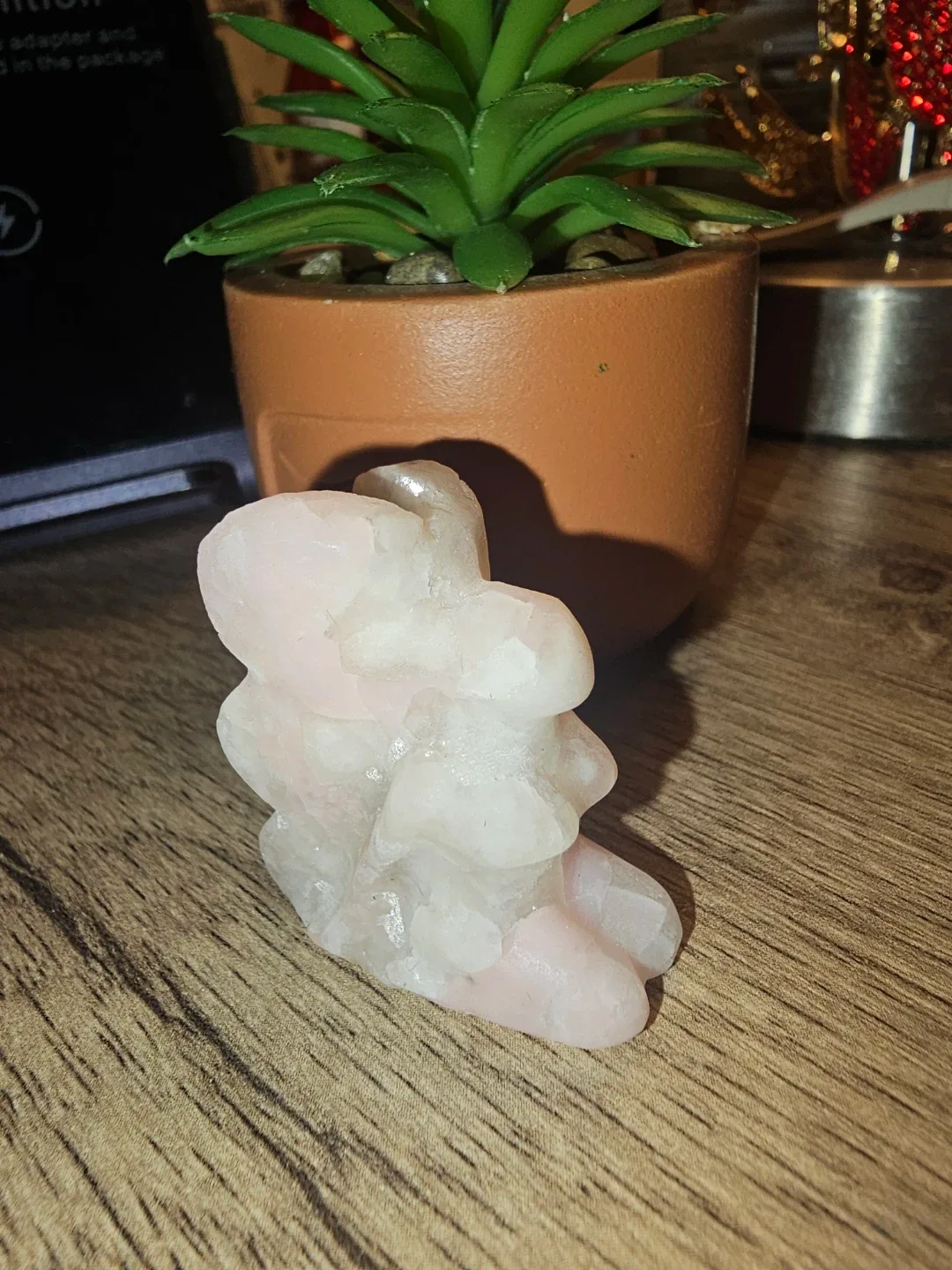 Quartz Crystal fairy figurine