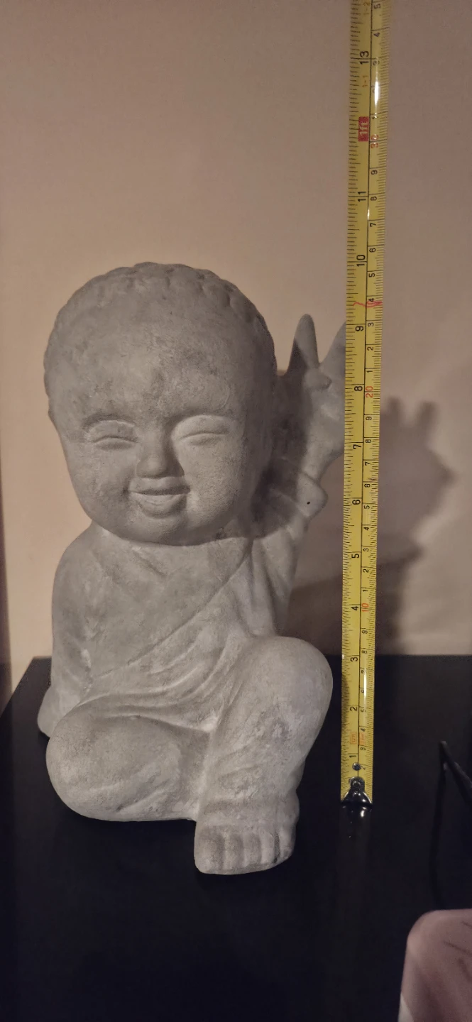 Cute Buddha Statue - 13 Inches Tall