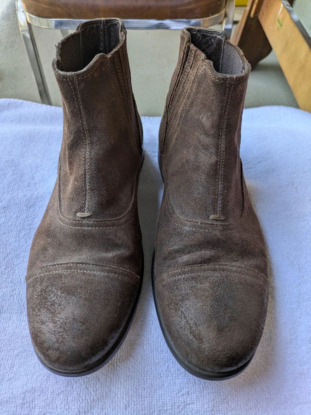 Geox Brown Suede Ankle Boots
