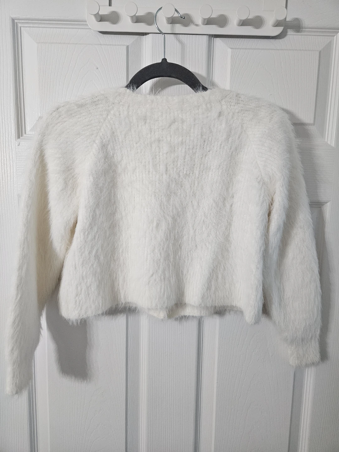 Mohair V Neck Cropped Knit Cardigan - New - Korea - #cleanout - photo 2