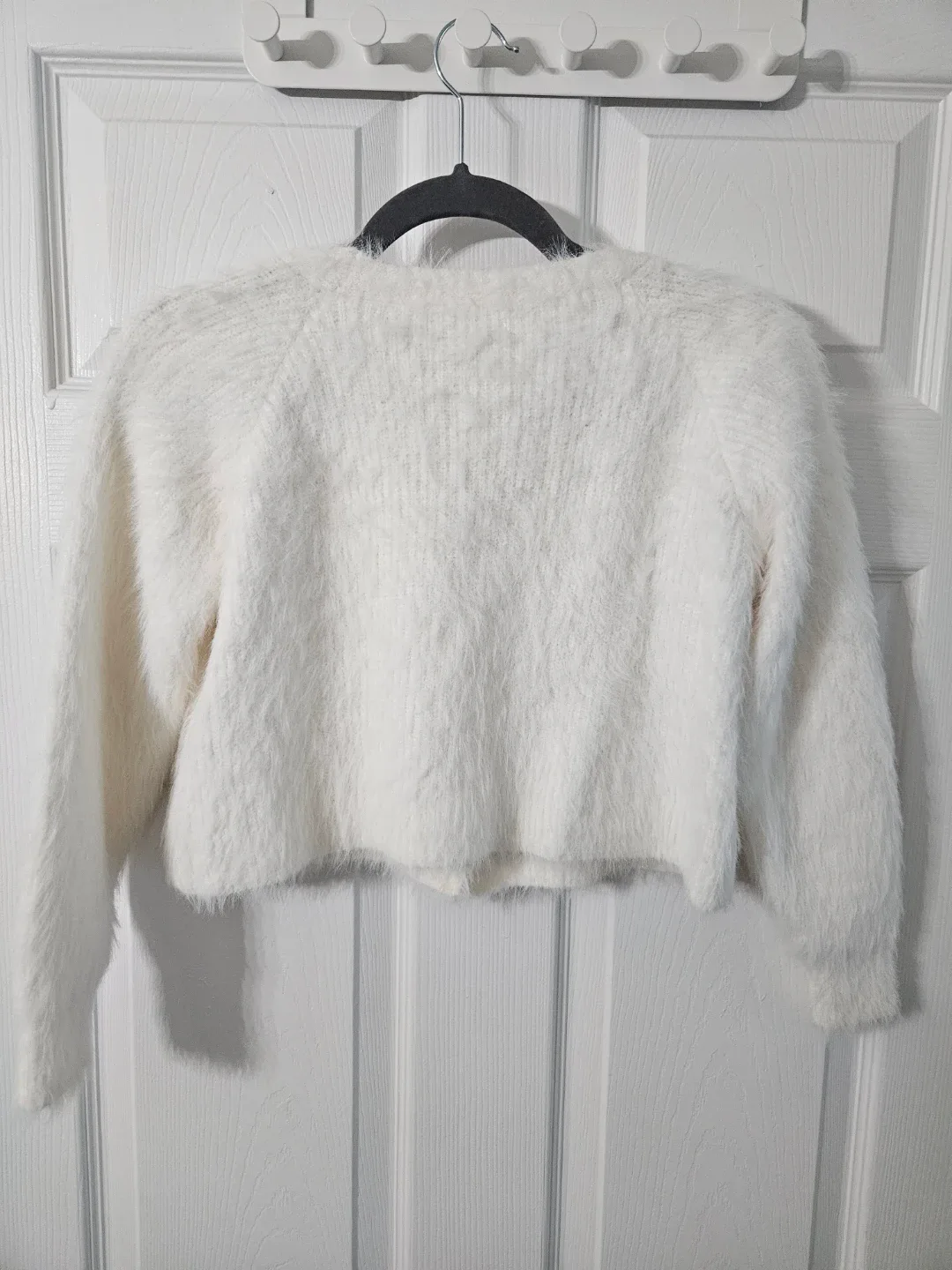 Mohair V Neck Cropped Knit Cardigan - New - Korea - #cleanout image indicator(2)