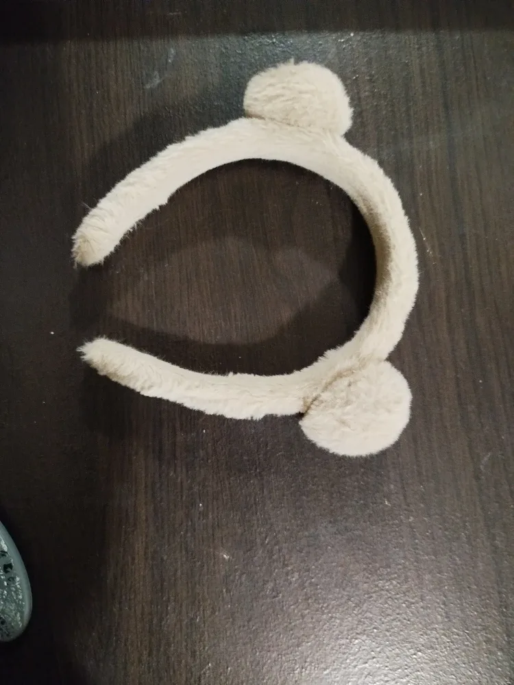 Fuzzy Bear Ear Headband