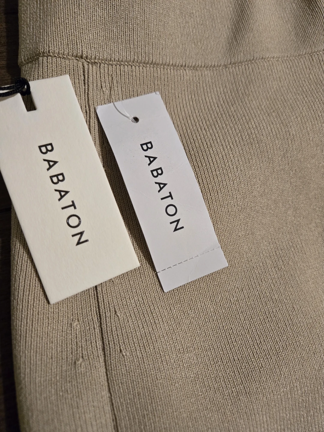 Babaton Tube Skirt - Sierra Beige, Size S - photo 2