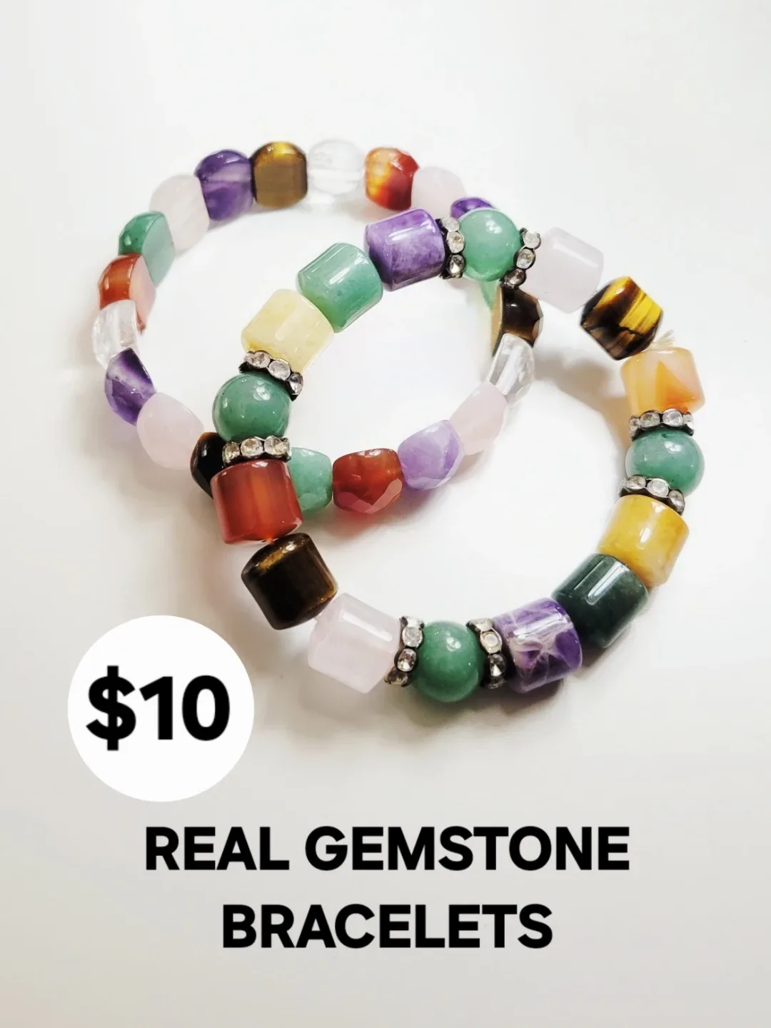 Real Gemstone Bracelets