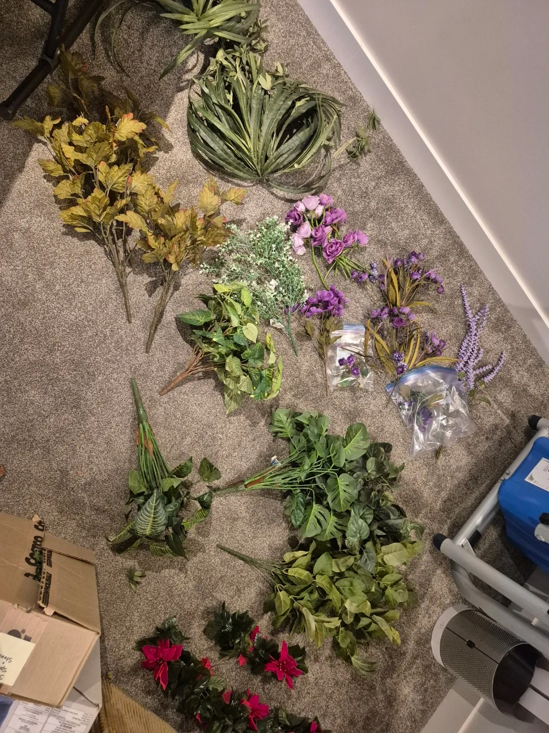 Assorted Faux Floral Stems