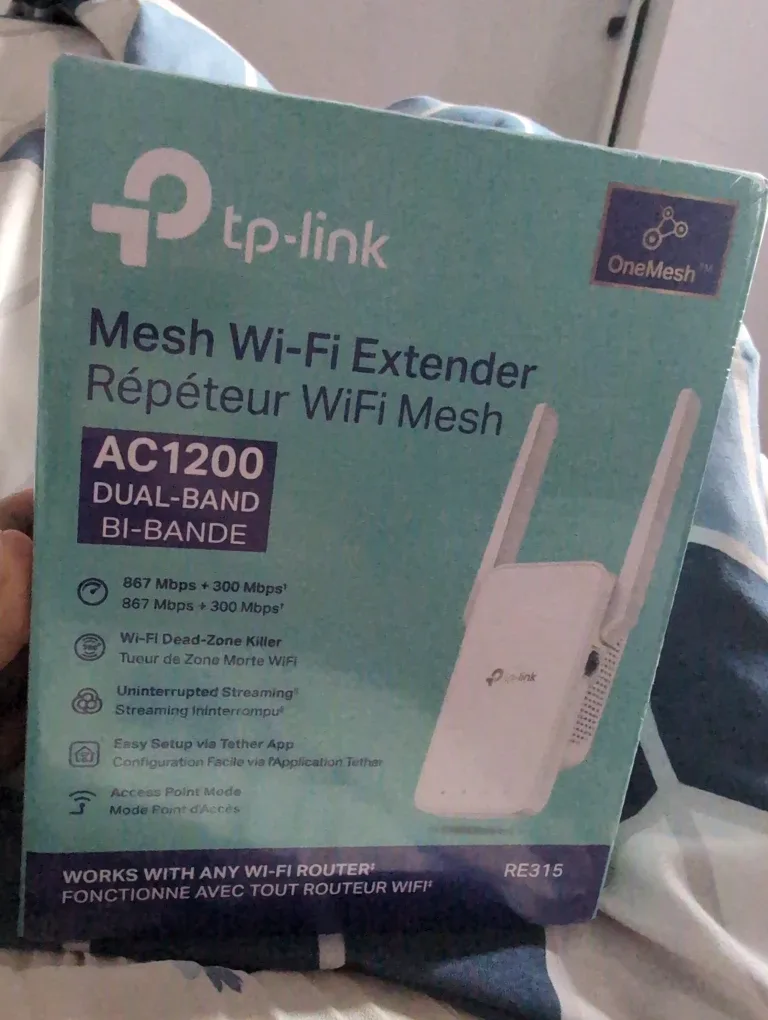 TP-Link RE315 AC1200 WiFi Extender - New in Box