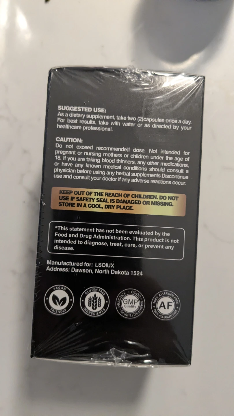 New Lsoiux Himalayan Shilajit - Stress Less 120 Vegan Capsules - photo 2
