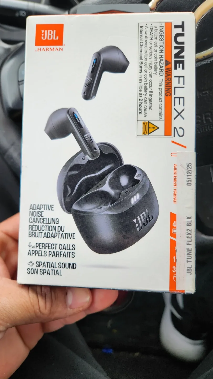 New JBL Tune Flex 2 Black Earbuds image indicator(3)