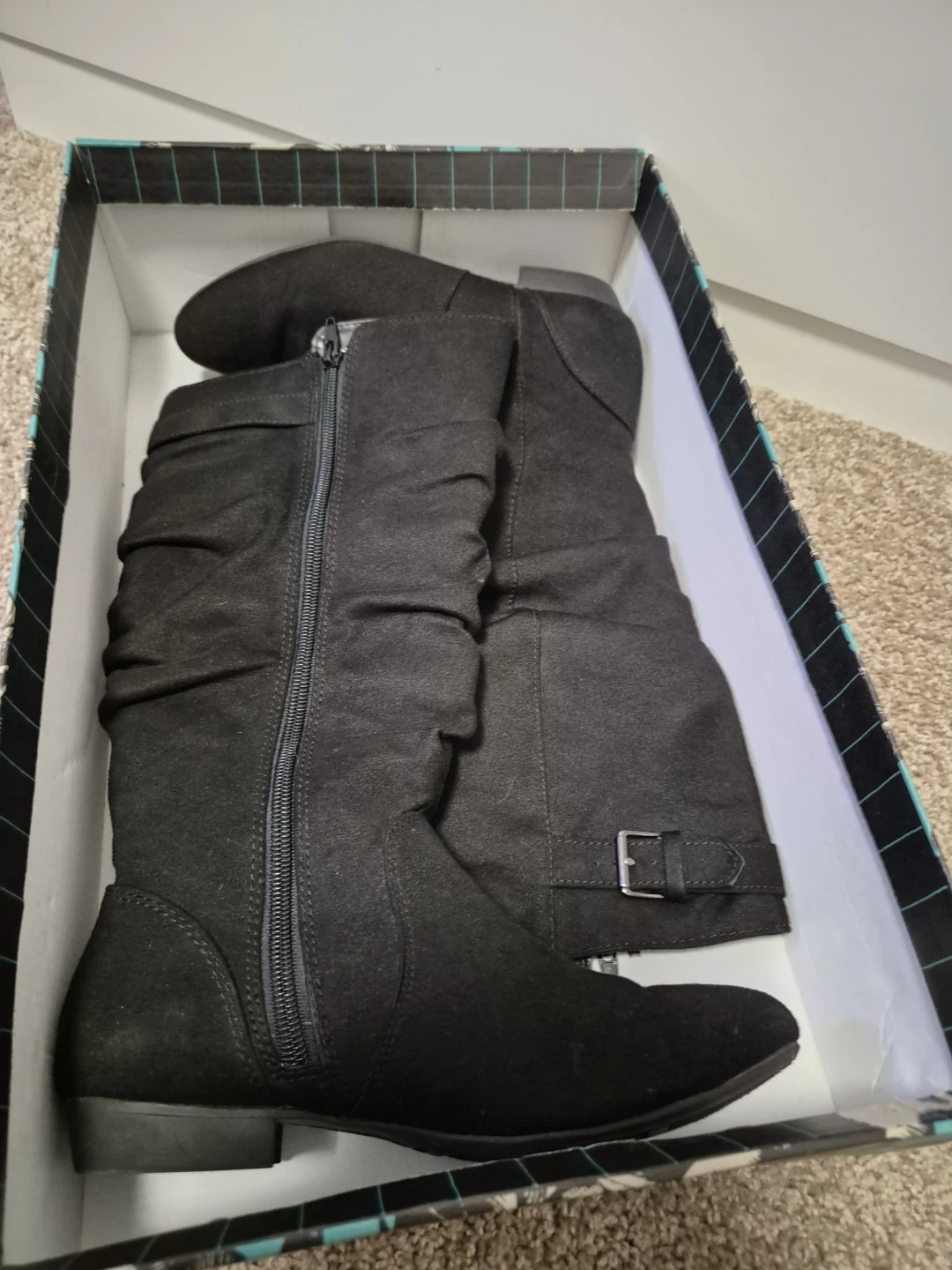 Lower East Side Raven Black Boots Size 6.5 - photo 4