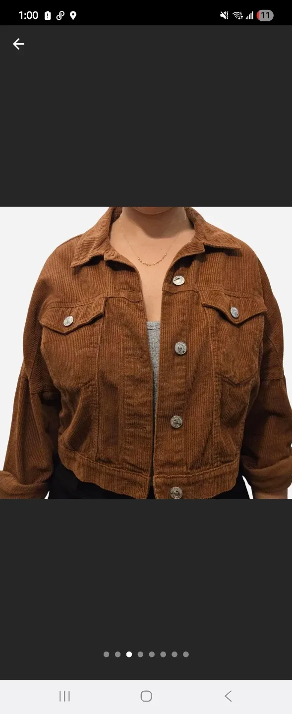 #Cleanout size M Stradivarius Corduroy Jacket