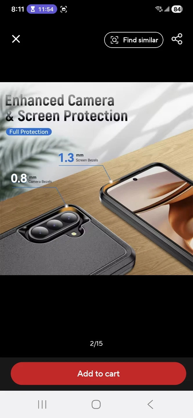 Heavy Duty Shockproof Phone Case for Samsung A56 #cleanout - photo 5