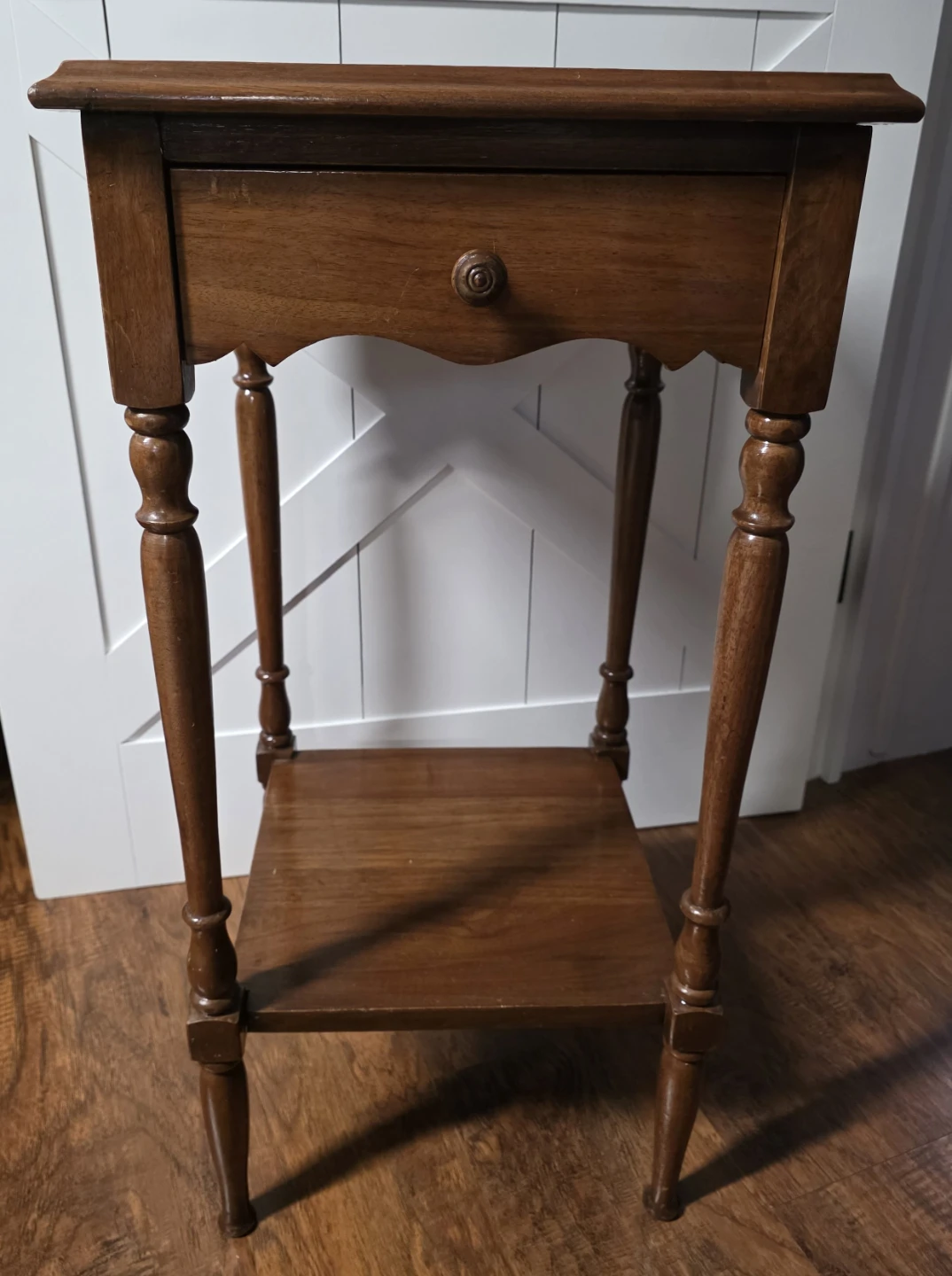 George J. Lippert Solid Walnut Side Table