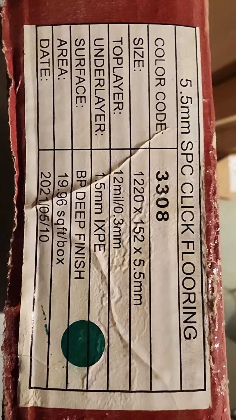 5.5mm SPC Click Flooring - photo 2